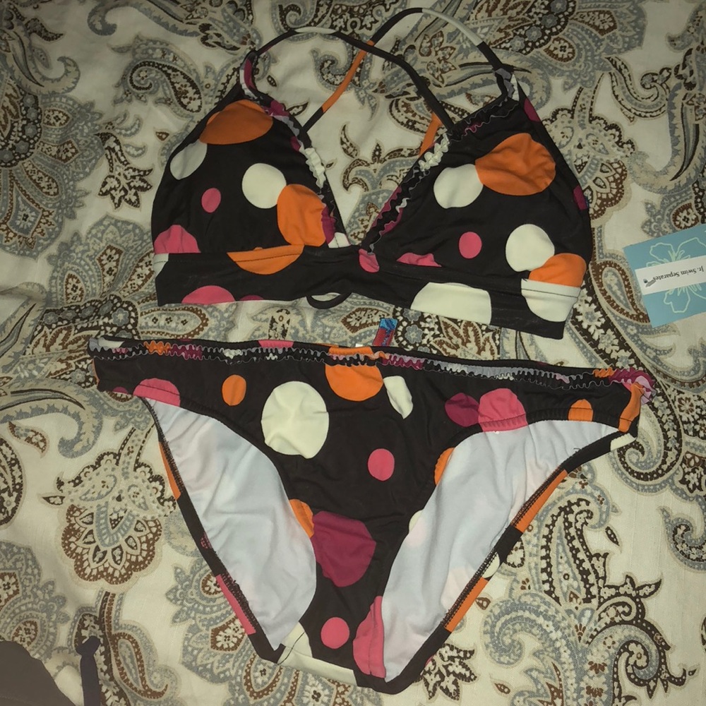 Juniors polka dot bikini. NWT